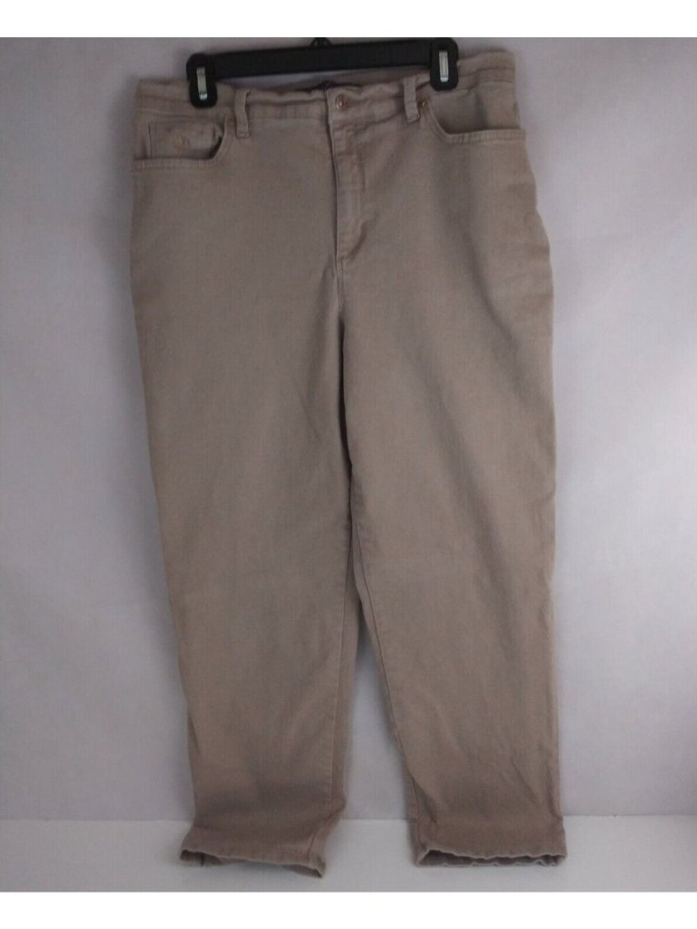 Gloria Vanderbilt Amanda Women's Tan/Khaki Bootcut Jeans Size 14